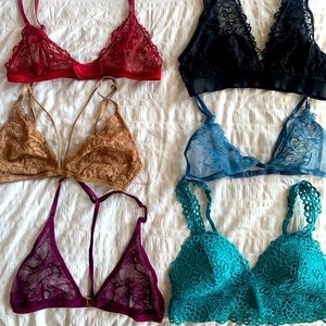 7 Size Small Bralettes Aerie